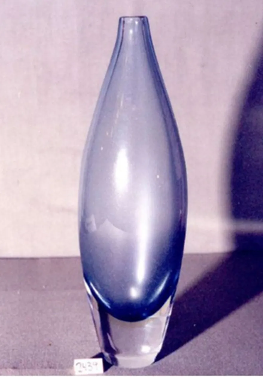 Set de 6 Vasos de Cristal Tallado en Negro Mona